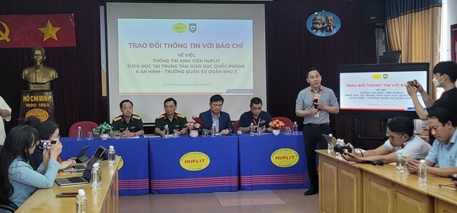 Họp báo về tin đồn nữ sinh Trường HUFLIT bị xâm hại tình dục