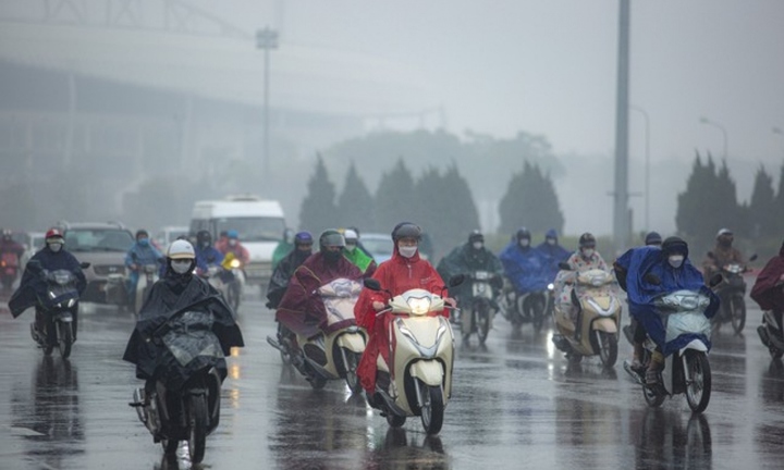 Miền Bắc chuyển mưa phùn và nồm ẩm từ đêm nay (7/3)