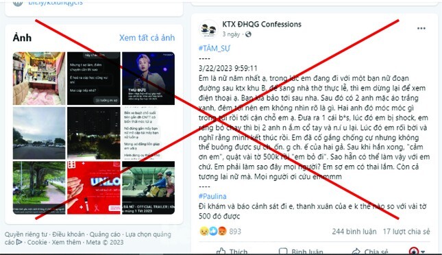 Thông tin nữ sinh năm nhất bị tấn công tình dục ở ĐHQG TP.HCM là tin giả