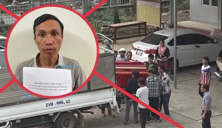 Tạm giam tài xế chở thi thể người gặp nạn đến trụ sở xã để gây áp lực