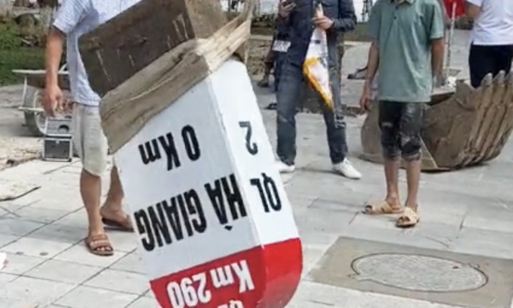 Lý do cột mốc Km0 chỉ dẫn giao thông ở Hà Giang bị nhổ bỏ