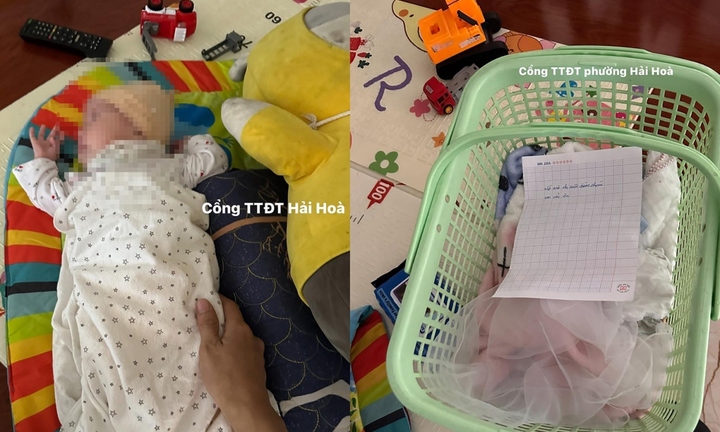 Xót xa bé gái sơ sinh bị bỏ rơi kèm mảnh giấy trong đêm mưa