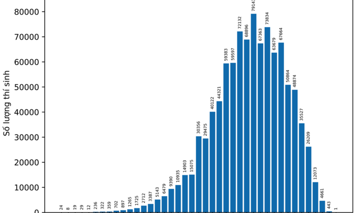Phổ điểm môn Ngữ Văn thi tốt nghiệp THPT 2023: Cả nước có 1 thí sinh được điểm 10