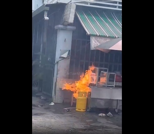 Video: Người đàn ông dập tắt đám cháy bình gas nhận được lời khen của dân mạng 