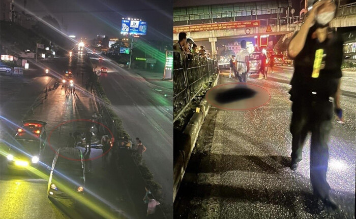 Trèo qua dải phân cách sang đường, người đàn ông bị ô tô đâm tử vong