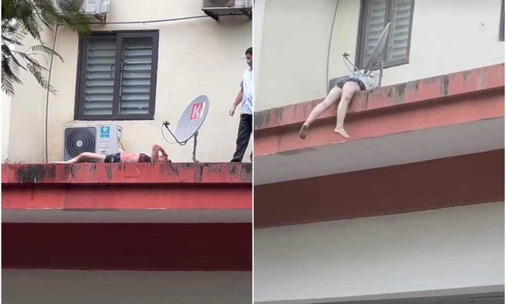 Người phụ nữ rơi từ tầng 5 chung cư may mắn sống sót 