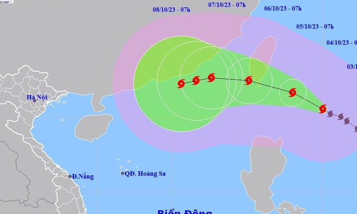 Tin bão Koinu mới nhất: Bão giật trên cấp 17, đang tiến gần Biển Đông