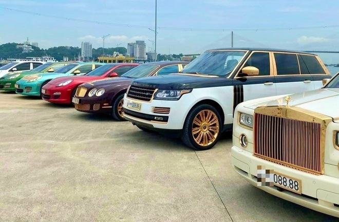 Choáng váng với dàn siêu xe biển số khủng của đại gia buôn lợn Hải Dương