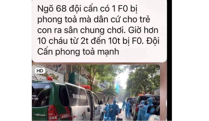 Tin tức thời sự mới nóng nhất hôm nay 18/8: Bác tin đồn 10 trẻ em ở Đội Cấn là F0 lan truyền trên MXH