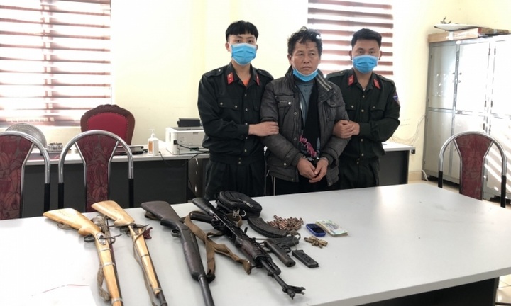 Sơn La: Bắt giữ đối tượng truy nã đặc biệt nguy hiểm, thu nhiều súng đạn