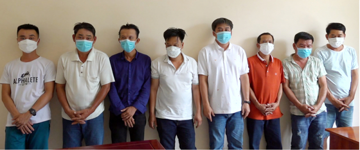 Đồng Nai: Tám con bạc bị bắt trên sới 