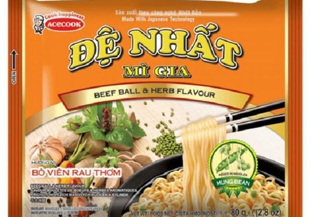 Sản phẩm mì ăn liền của Acecook Việt Nam bị cảnh báo ở châu Âu