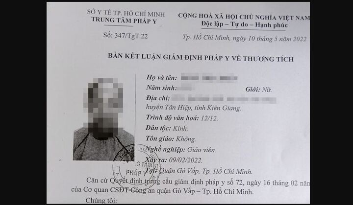 TP.HCM: Nữ giáo viên bị nhóm YouTuber đánh thương tật 20%