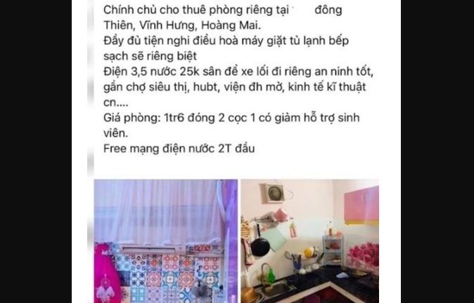 Cảnh báo thủ đoạn lừa đảo khi thuê phòng trọ