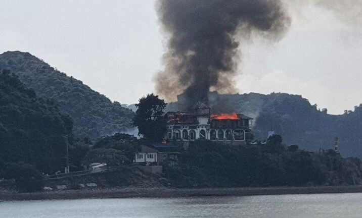 Hải Phòng: Homestay trên đảo Cát Bà cháy rụi giữa trưa