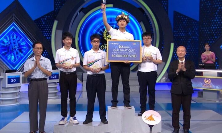 Nam sinh Hà Nội giành vé đầu tiên vào chung kết Đường lên đỉnh Olympia năm thứ 23