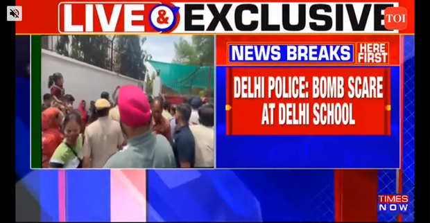 Sơ tán trường học ở Ấn Độ vì thư dọa đánh bom