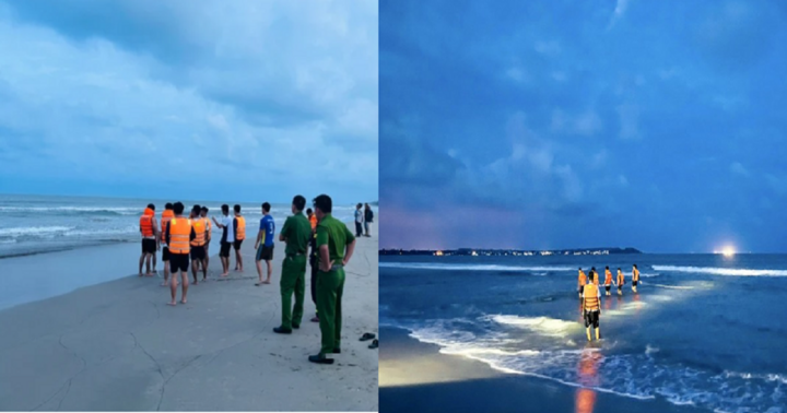 Xót xa người cha ngã gục bên thi thể con trai chết đuối khi đi tắm biển