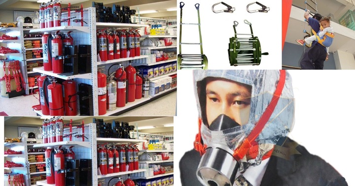 Dây thoát hiểm, mặt nạ chống khói thành hàng “hot” sau vụ cháy chung cư mini