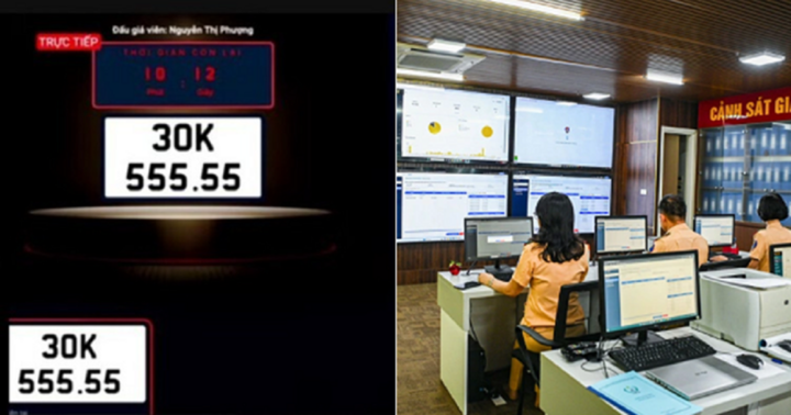 Hoàn thành đấu giá 11 biển số xe ô tô