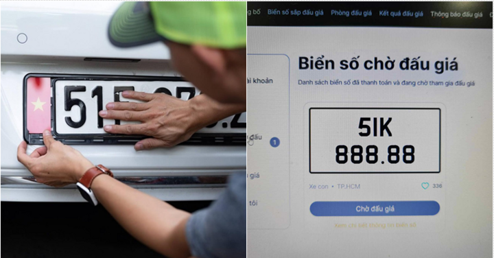 Hôm nay (15/9), đấu giá lại 11 biển số xe ô tô 