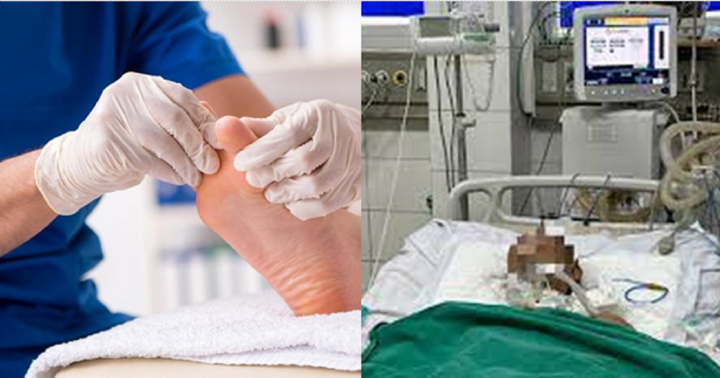 Vật cứng rơi vào chân, người đàn ông xuất hiện cứng hàm, khó nuốt