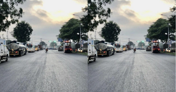 Phú Mỹ Hưng hoàn thành sửa chữa “ổ gà” trên đường Nguyễn Văn Linh