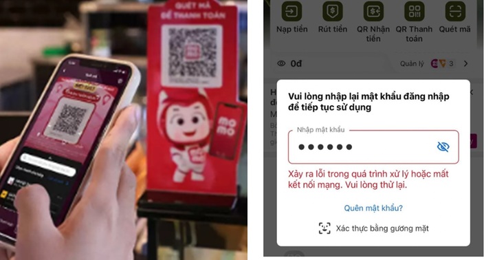 Ví điện tử MoMo về 0 đồng, không thể đăng nhập: Có hay không nguy cơ mất tiền trong tài khoản?
