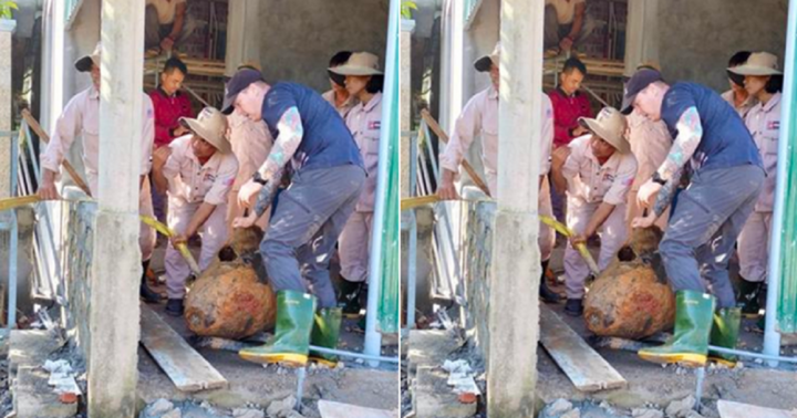 Quảng Bình: Phát hiện bom “khủng” nặng 340 kg dưới lòng đất nhà dân