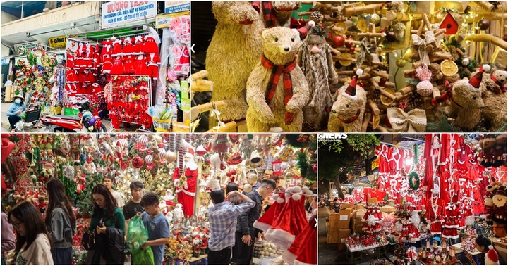 Sôi động thị trường đồ trang trí Giáng sinh 2023
