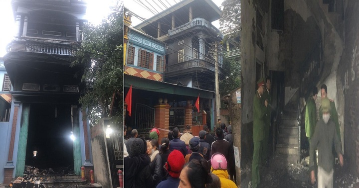 Hiện trường thương tâm vụ cháy nhà trong đêm ở Vĩnh Phúc, 3 mẹ con tử vong