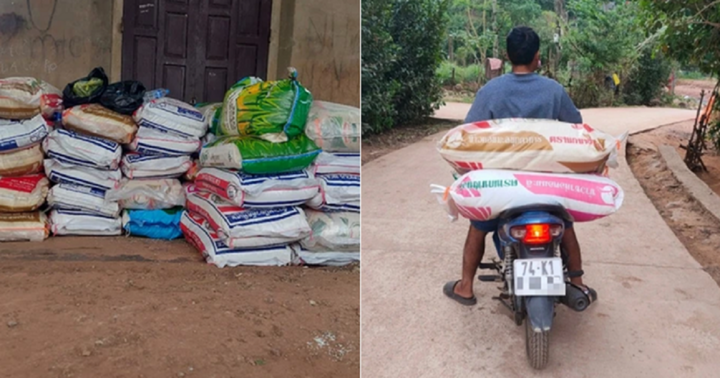 Người dân trả lại gạo “hôi của” sau vụ lật xe ở Quảng Trị: Cảm thấy áy náy, mong tài xế và chủ hàng bỏ qua