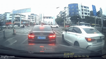 Gà  "tung cước " bằng một chân đá hỏng đèn giao thông 