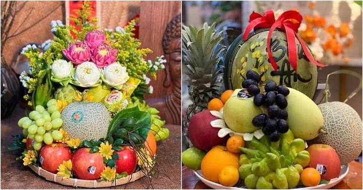 Mâm ngũ quả cúng Rằm tháng Giêng “nhà giàu” giá gần 5 triệu đồng