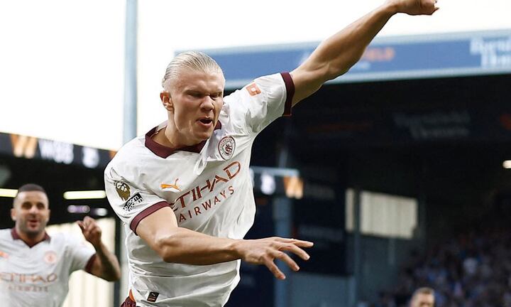 Haaland thăng hoa, Man City chiến thắng dễ dàng trong vòng đầu tiên Ngoại hạng Anh