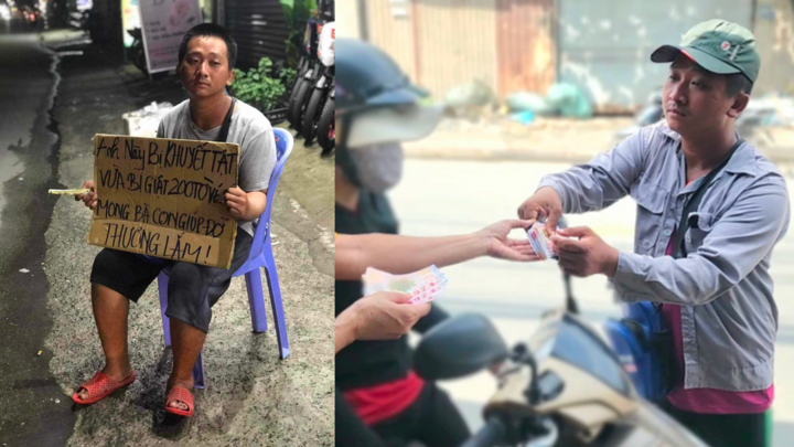 Làm rõ vụ người bán vé số