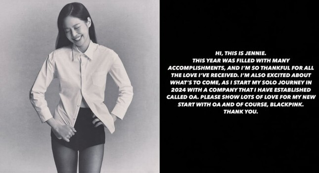 Jennie BlackPink chính thức rời khỏi YG Entertainment?