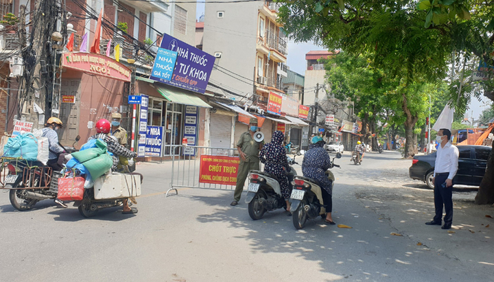 Phường Đại Mỗ quyết liệt trong phòng, chống “giặc” Covid-19