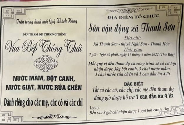 Thanh Sơn (Nghi Sơn – Thanh Hóa):  Khốn khổ vì bị dụ dỗ bán hàng kém chất lượng ở nông thôn