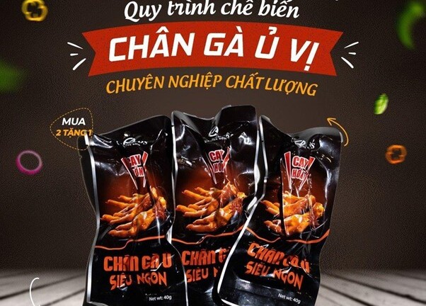 CM Food chân gà ủ vị ngon khó cưỡng