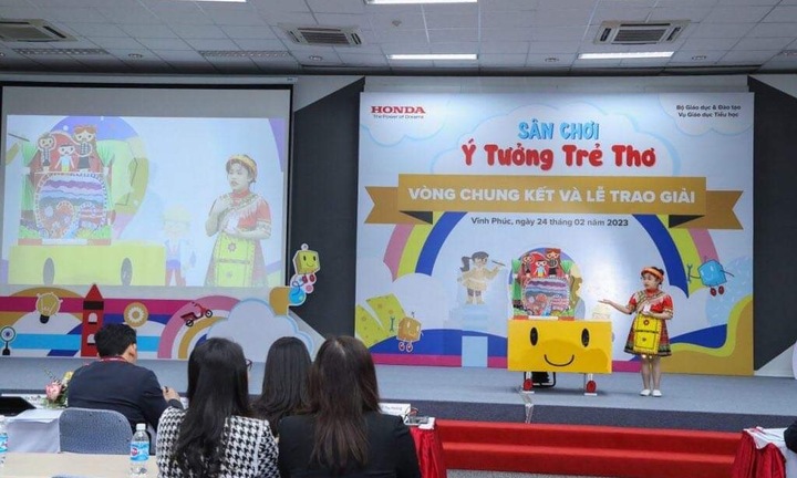 Sân chơi Ý tưởng trẻ thơ, giúp các “nhà phát minh tí hon” chia sẻ ước mơ