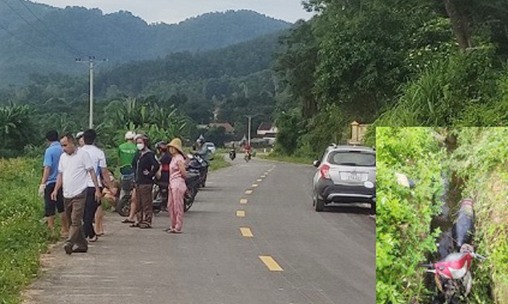 Hà Tĩnh: Tá hỏa phát hiện thi thể người đàn ông dưới mương nước