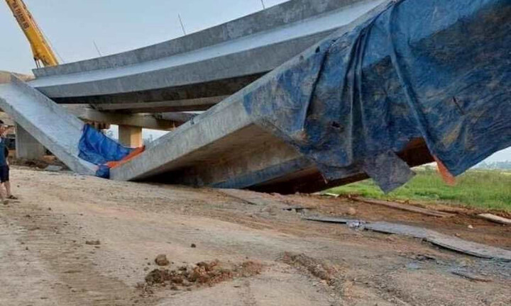 Bộ GTVT yêu cầu các đơn vị báo cáo về sự cố rơi dầm cầu cao tốc Bắc - Nam