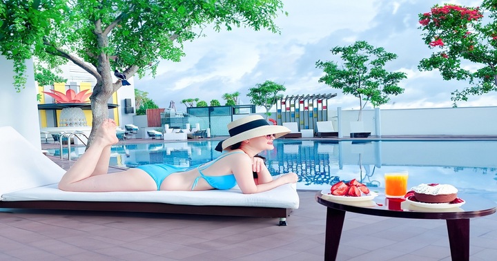 Vân Dung hiếm hoi diện bikini khoe dáng nuột nà như “gái đôi mươi”