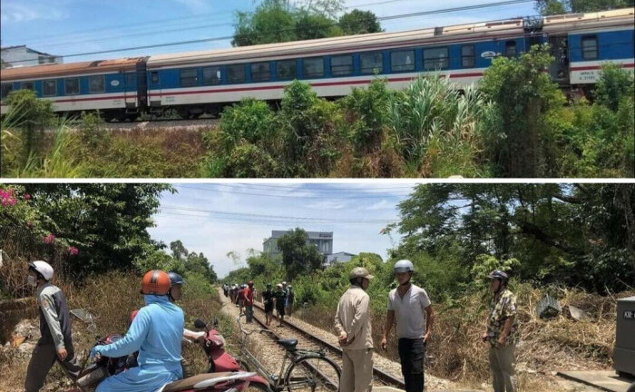 Đi bộ trên đường sắt, nam thanh niên bị tàu hỏa tông tử vong
