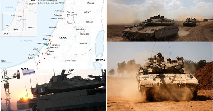 Xung đột Israel-Hamas ngày 14/10: Israel thực hiện các cuộc tấn công đầu tiên vào Dải Gaza