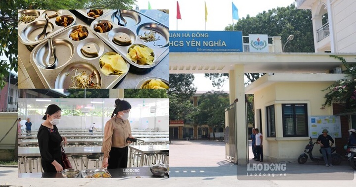 Thông tin mới nhất về vụ suất cơm bán trú lèo tèo của học sinh Hà Nội giá 32.000 đồng