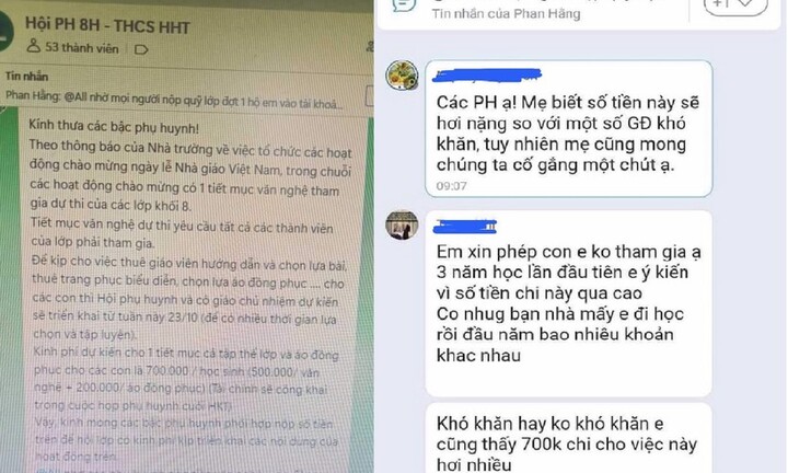 Sở GD&ĐT Nghệ An yêu cầu chấn chỉnh hoạt động thu chi của Hội phụ huynh học sinh