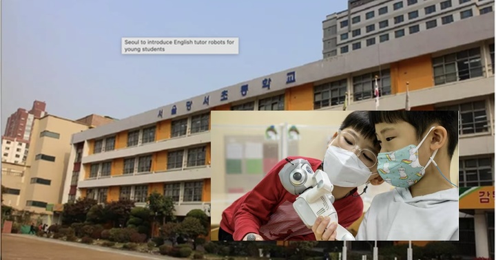 Học sinh tiểu học ở Hàn Quốc sẽ được robot dạy ngoại ngữ trong nhà trường
