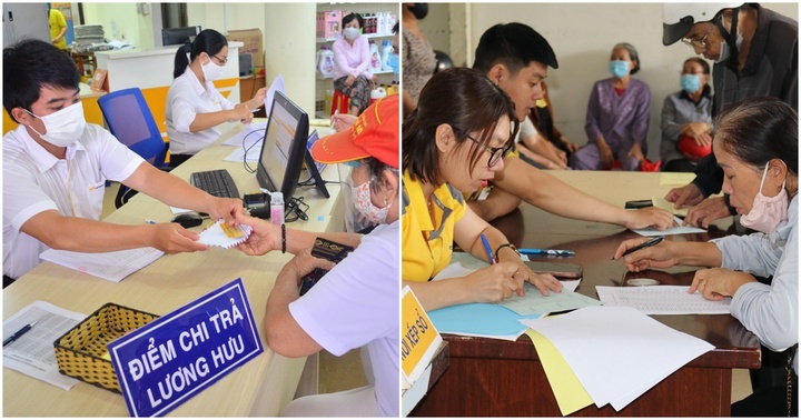 Các địa phương thông báo lịch nhận gộp 2 tháng lương hưu trước Tết